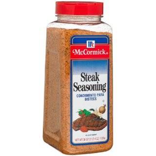 McCormick Steak Seasoning, 36 Ounce Plastic Bottle (Pack of 2)