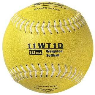 Price/1 SET)White Line Equipment Weighted Softball Training Balls 